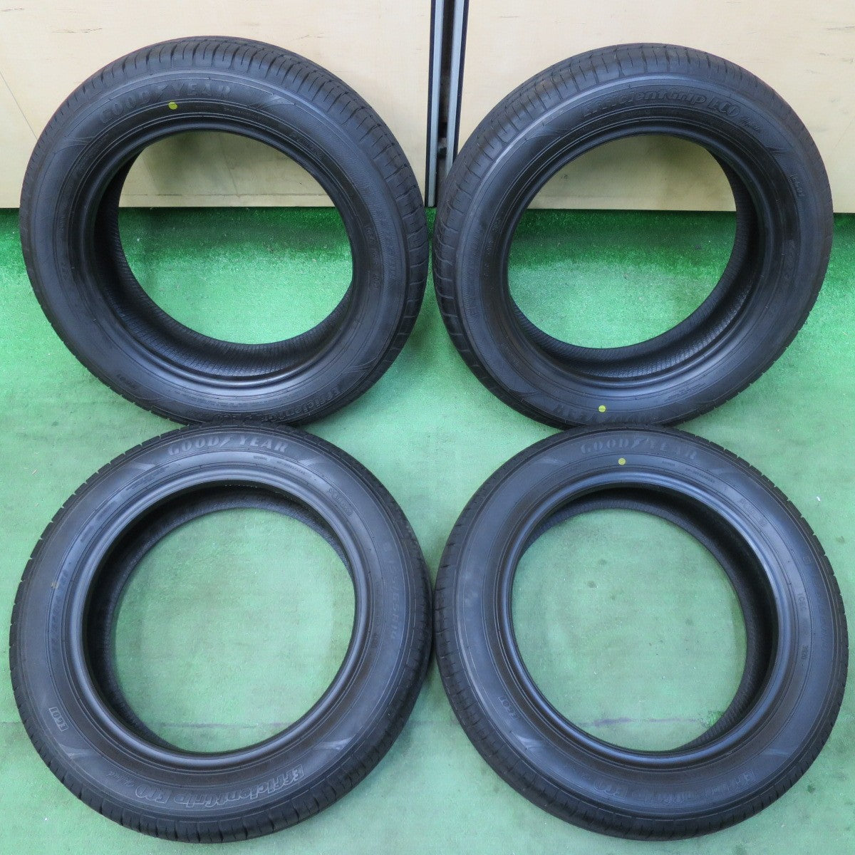 [送料無料] 未使用★155/65R14 グッドイヤー EfficientGrip ECO hybrid タイヤ 14インチ N-BOX スペーシア タント ムーヴ 等★5022803イノタ