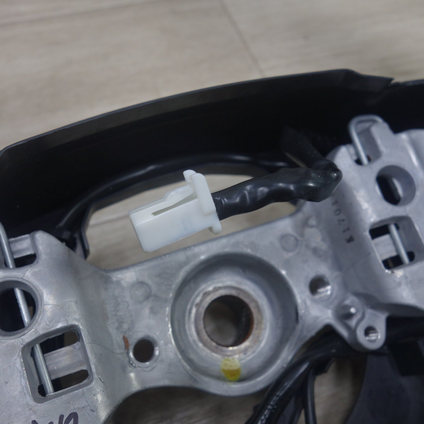 [送料無料] キレイ◆レクサス 純正 ウッド ステアリング ハンドル GS120-06400 864A1-48011 RX ウッド レザー コンビ◆