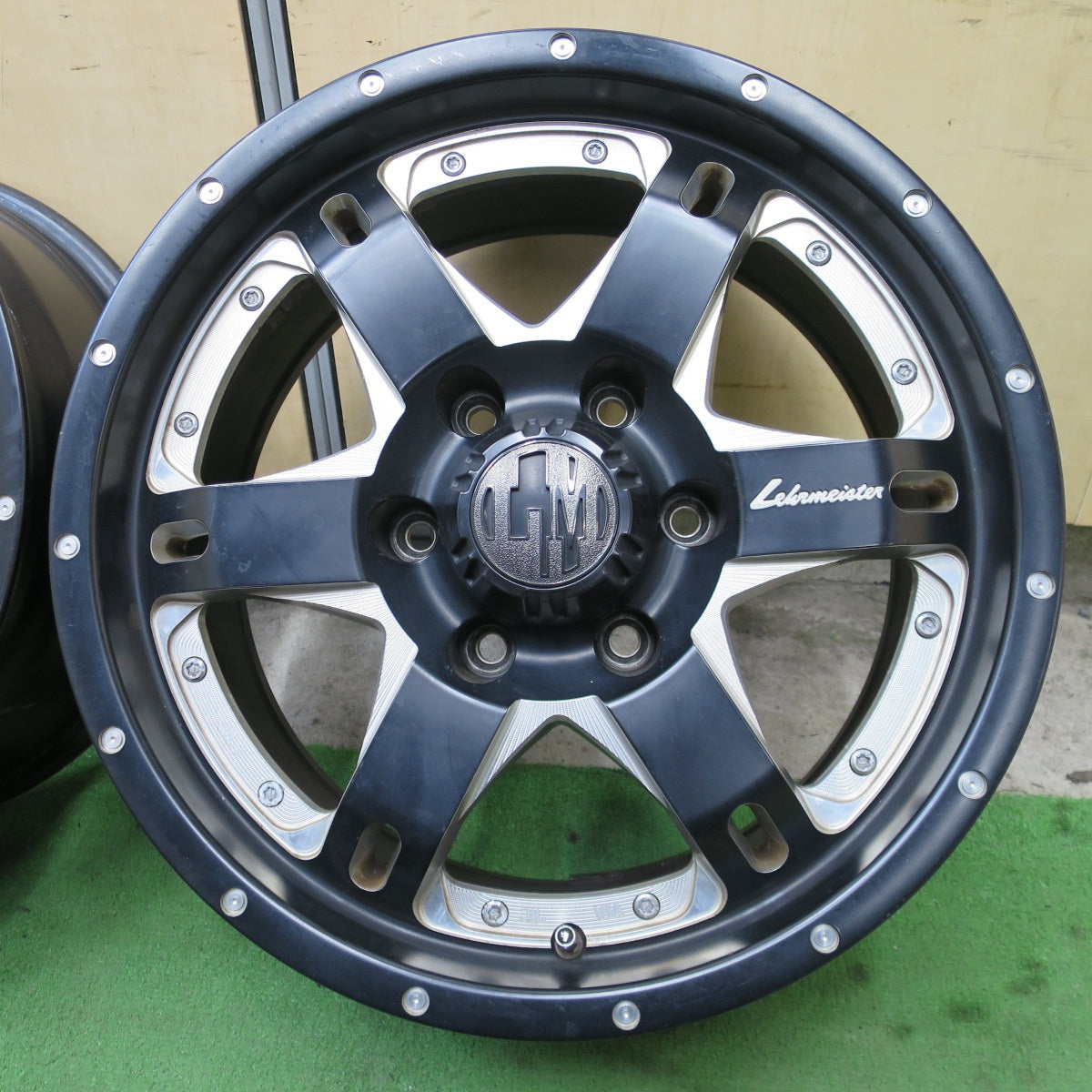 4本価格★Lehrmeister MASTRO 17インチ ホイール レアマイスター マストロ 17×7.5J PCD139.7/6H★6061701NGホ