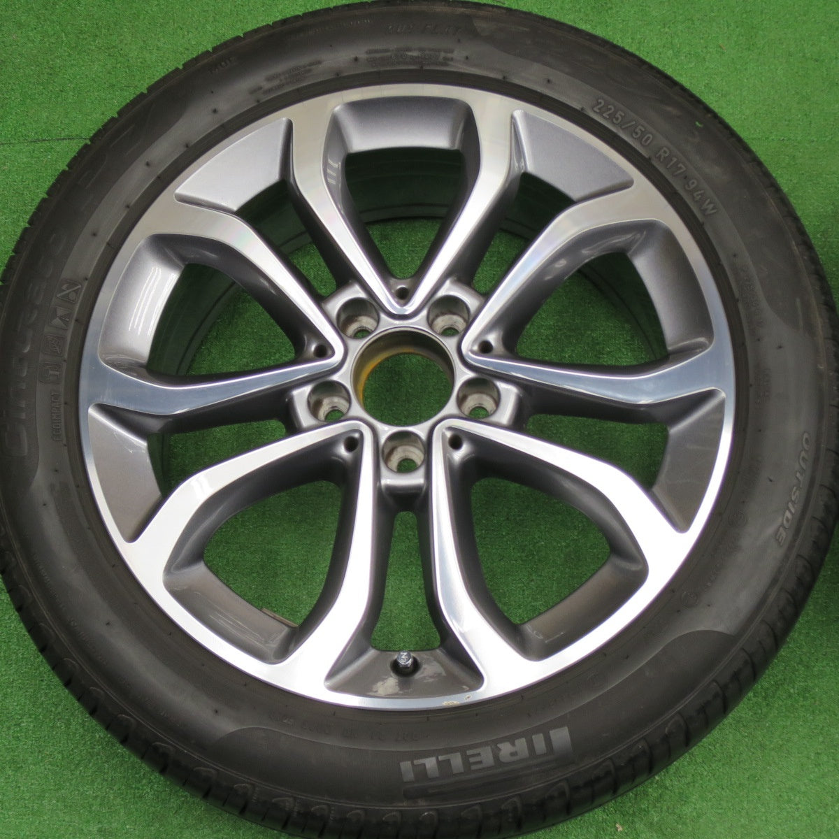 バリ溝！8.5分★ベンツ Cクラス W205 純正 225/50R17 ピレリ Cinturato P7 17インチ PCD112/5H★6030101NKノ