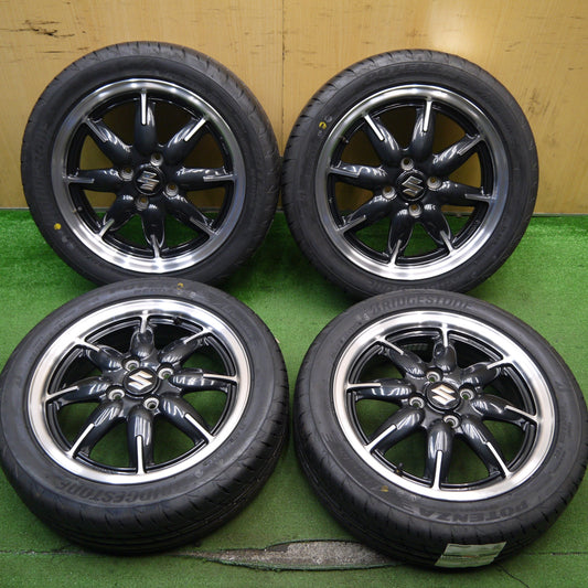 タイヤ未使用！24年！キレイ★スズキ アルト ターボ RS 純正 165/55R15 ブリヂストン ポテンザ RE004 15インチ PCD100/4H★5052102Hノ