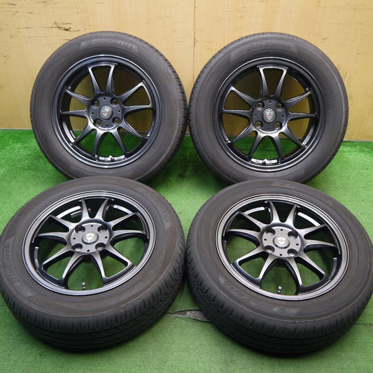 バリ溝！23年！キレイ！8.5分★185/60R15 ヨコハマ ブルーアース AE01F ESTROSA エステローザ 15インチ PCD100/4H★5051903Hノ