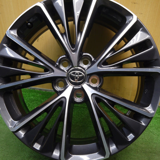 新車外し！1本★トヨタ 60系 プリウス 純正 ホイール 19インチ 19×6.5J PCD114.3/5H★5081213Hホ