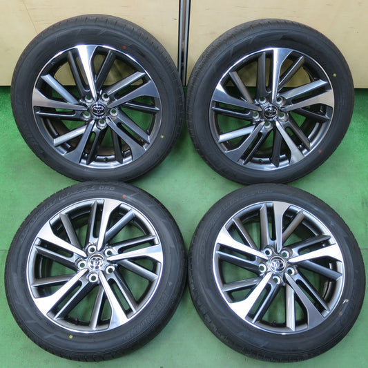 [送料無料] バリ溝！24年！キレイ！9.5分★トヨタ カローラ クロス Z 純正 225/50R18 ダンロップ SPスポーツマックス 050 18インチ PCD114.3/5H★5012001イノ