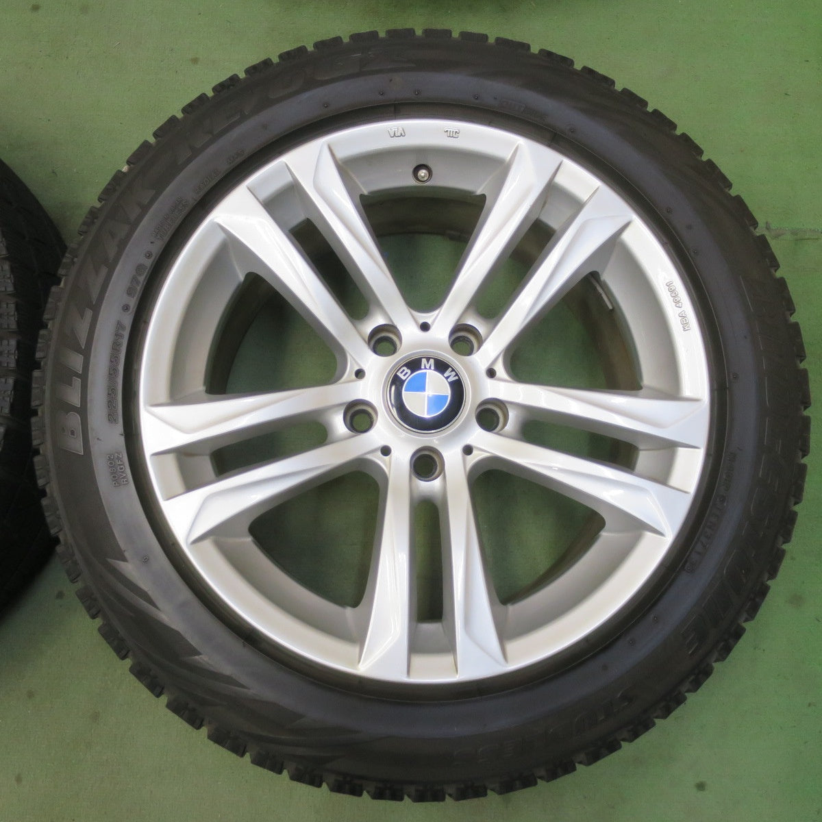 4本価格★BMW 等 MAK BIMMER 225/55R17 スタッドレス ブリヂストン ブリザック REVO GZ 17インチ ビマー PCD120/5H★6051901イス