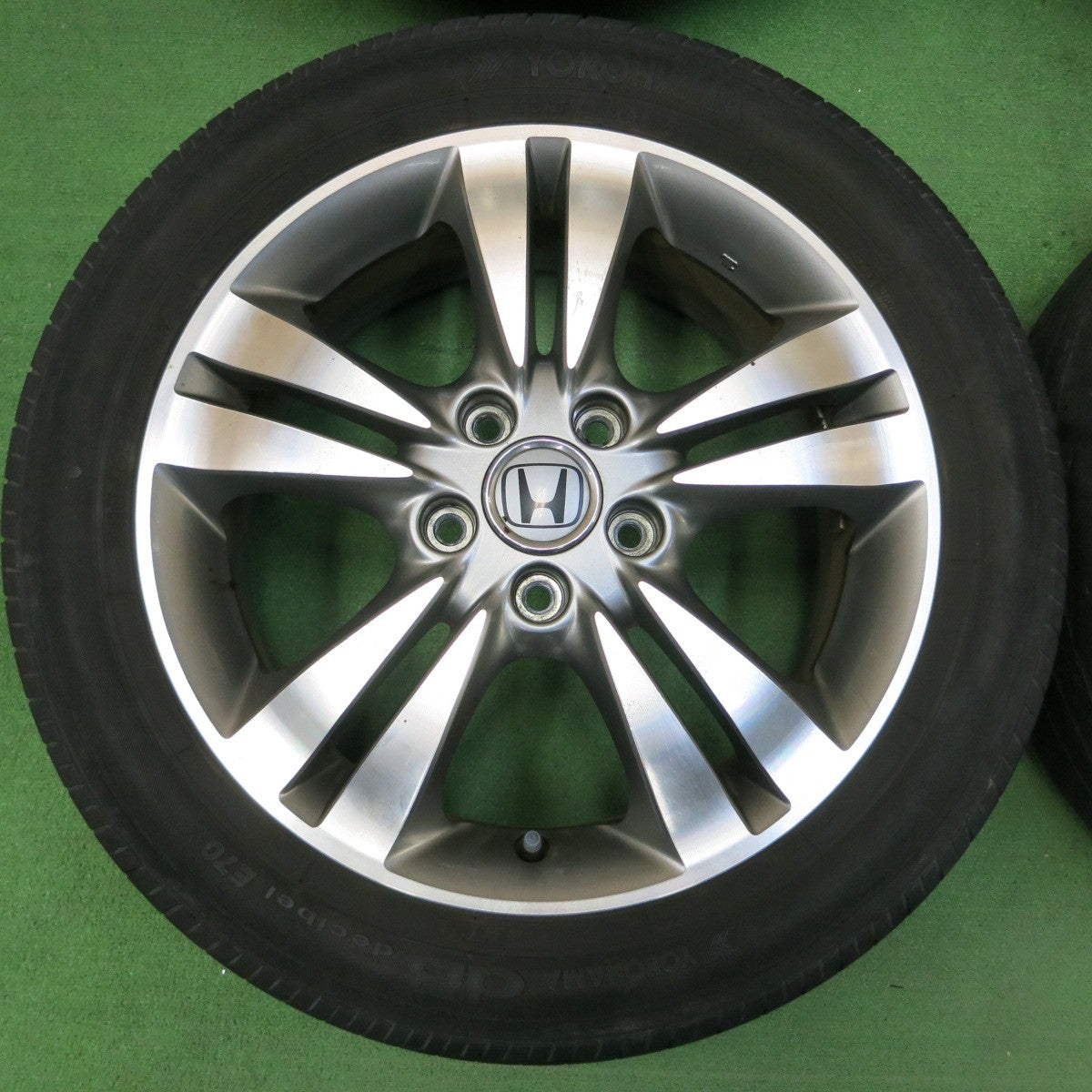 *送料無料* 4本価格★ホンダ ストリーム RSZ 純正 205/55R17 ヨコハマ dB デシベル E70 E70G PCD114.3/5H★4042604イノ