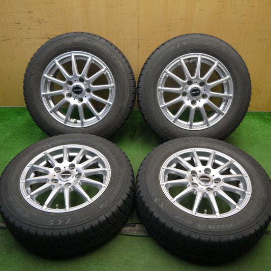 バリ溝！キレイ！9分★スタッドレス 195/65R15 トーヨー オブザーブ ガリット GIZ BUSTER バスター 15インチ PCD114.3/5H★5060915Hス