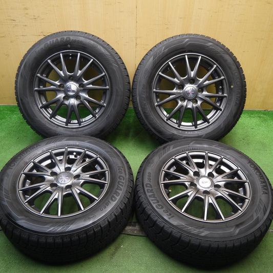 バリ溝！22年！キレイ！8.5分★スタッドレス 195/65R15 ヨコハマ アイスガード iG60 VELVA SPORT ヴェルヴァ 15インチ PCD114.3/5H★5072201Hス