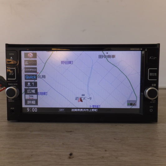 [送料無料] ★パナソニック製 日産 純正 オリジナルナビゲーション MM316D-W B8260-7992B-NP[13]★