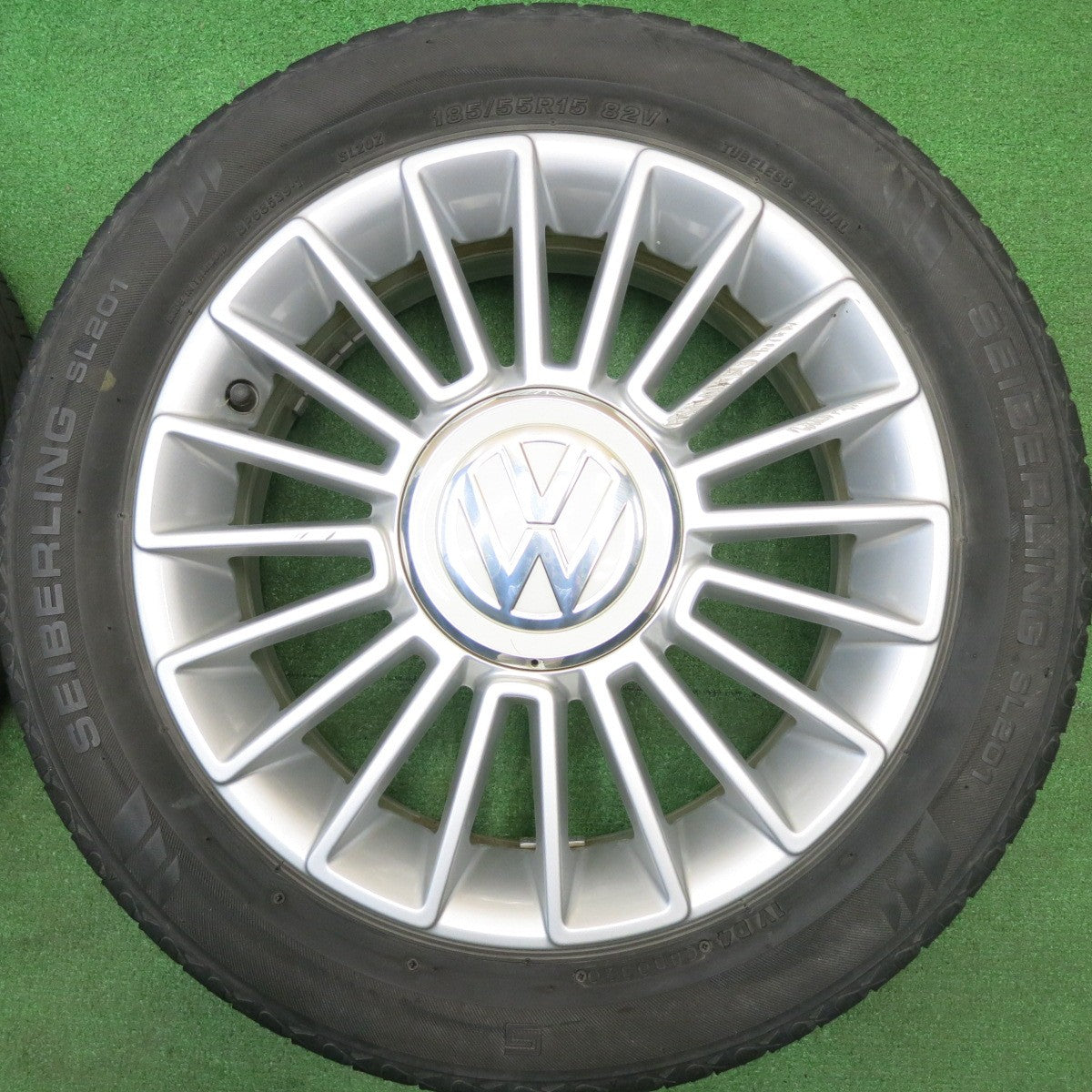 4本価格★ワーゲン up! アップ 純正 185/55R15 セイバーリング SL201 15インチ PCD100/4H★6010204HAノ
