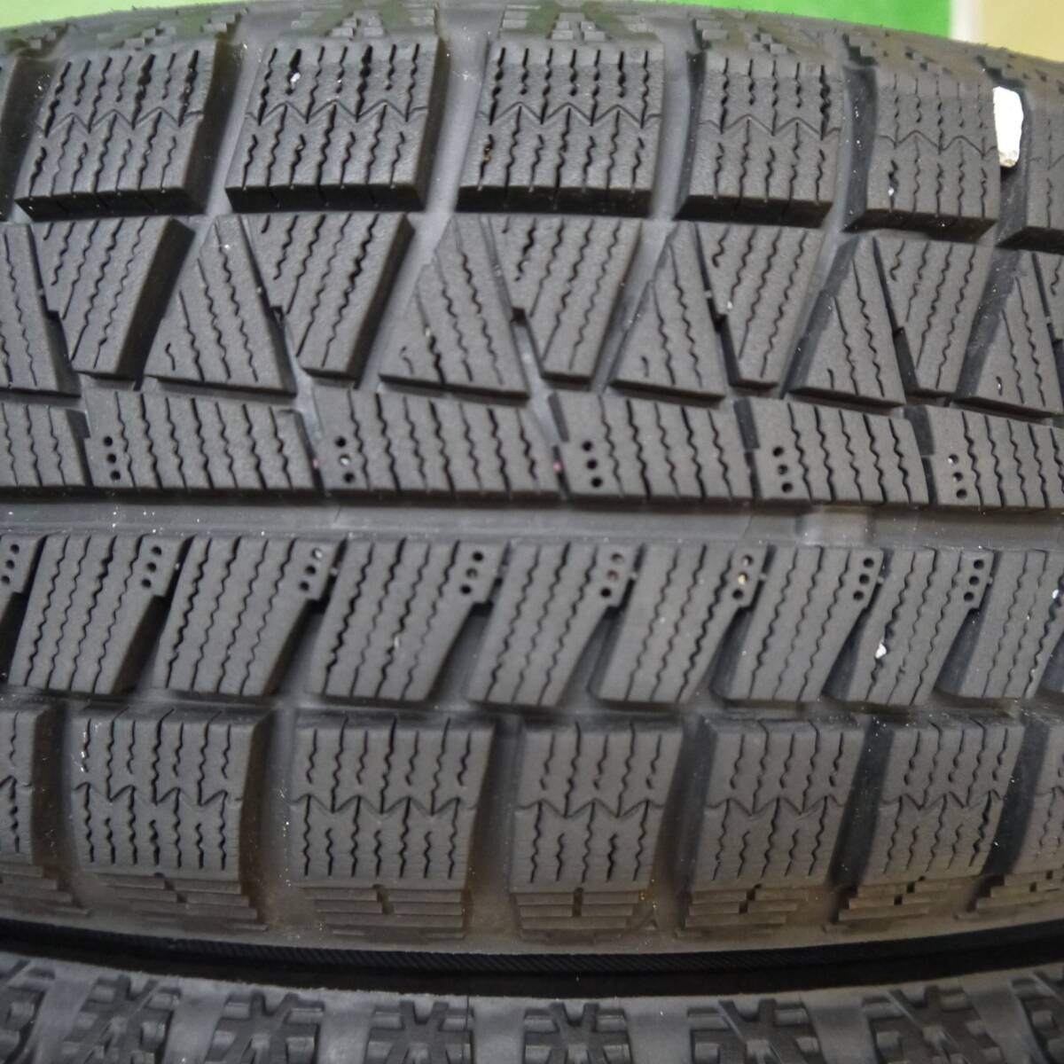 バリ溝！8.5分★スズキ スペーシア 純正 スチール 155/65R14 スタッドレス ブリヂストン アイスパートナー2 14インチ PCD100/4H★5031201Hス