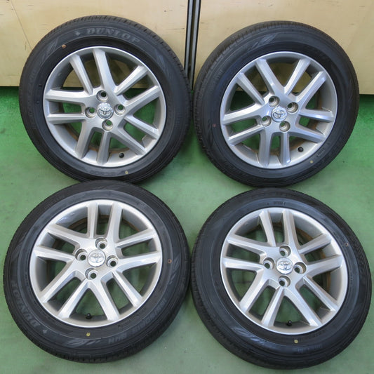 バリ溝！24年！キレイ！9.5分★トヨタ 160系 カローラ フィールダー WxB 純正 185/60R15 ダンロップ EC202 15インチ PCD100/4H★6051503イノ
