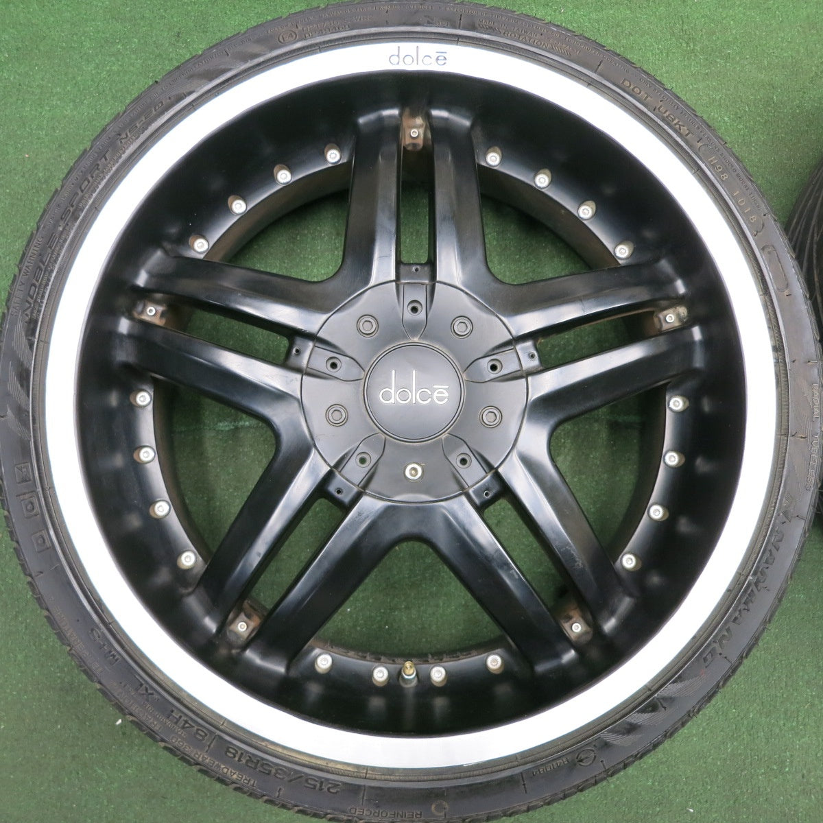 *送料無料* 4本★dolce 215/35R18 トライアングル TR968 ナンカン NS-20 ドルチェ 18インチ PCD100 114.3/4H マルチ★4032416HAノ