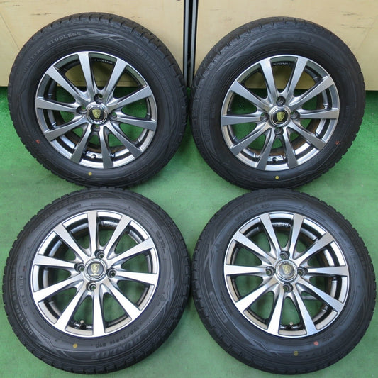 キレイ★スタッドレス 165/70R14 ダンロップ ウインターマックス WM01 MANARAY SPORT マナレイスポーツ PCD100/4H★5012210イス