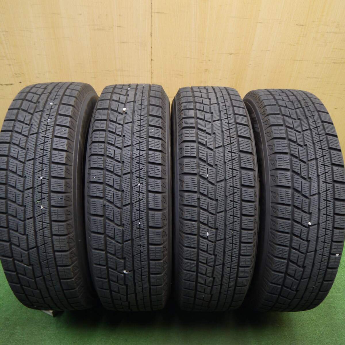 バリ溝！21年！キレイ！9.5分★スタッドレス 195/65R16 ヨコハマ アイスガード iG60 VELVA CHARGE ヴェルヴァ 16インチ PCD100/4H★5040104Hス