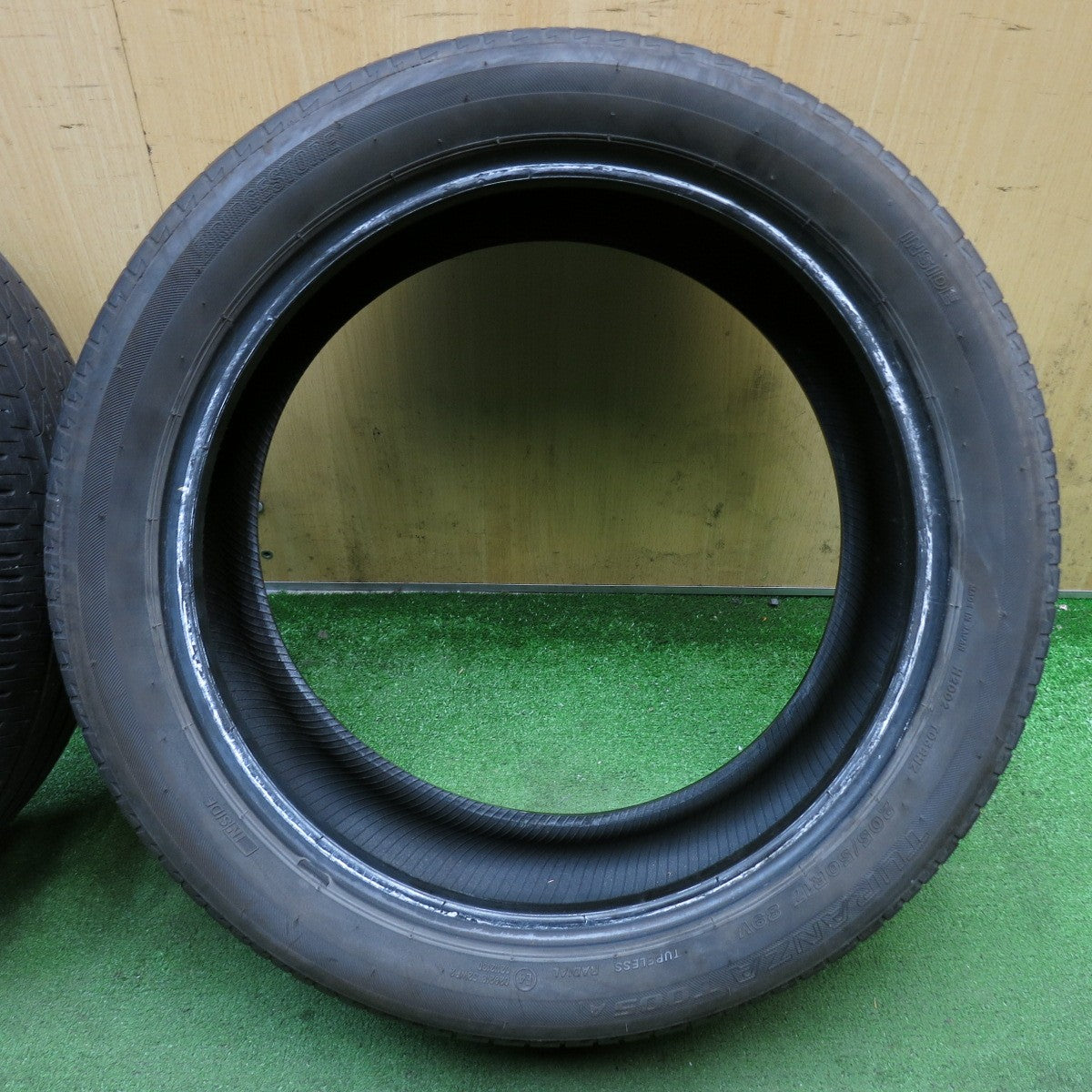 バリ溝！23年！9分！2本◎205/50R17 ブリヂストン トランザ T005A タイヤ 17インチ セレナ ノート オーラ アクセラ インプレッサ 等◎6092306KKノタ