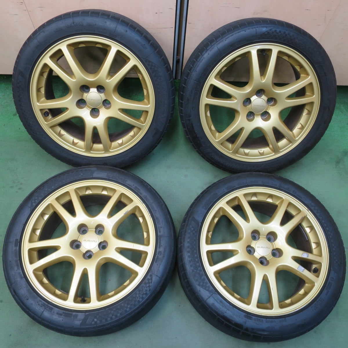 4本価格！22年★スバル GDB インプレッサ WRX STI 純正 225/45R17 ナンカン Sportnex NS-25 17インチ PCD100/5H★6041104イノ