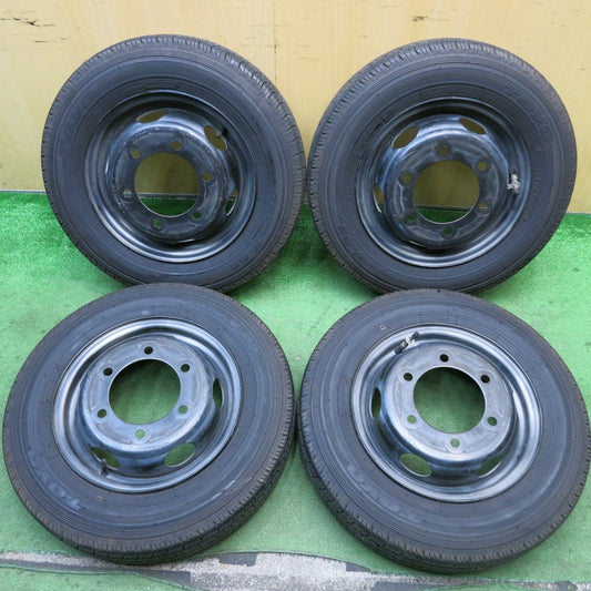 4本価格！23年★トラック タイヤ 145R13 8PR トーヨー V-02e スチール ホイール 13インチ PCD170/6H★5082407HAノ