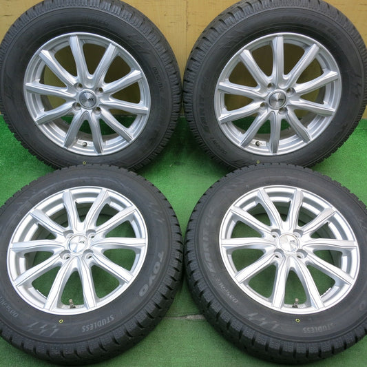 バリ溝！21年！キレイ！9.5分★スタッドレス 195/65R16 トーヨー オブザーブ ガリット GIZ ENCOUGARⅡ エンクーガー2 16インチ PCD100/4H★5042103NJス