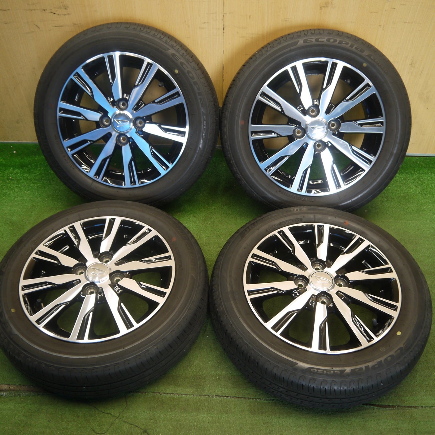 キレイ★ダイハツ タント カスタム 純正 155/65R14 ブリヂストン エコピア EP150 14インチ PCD100/4H★6052703Hノ