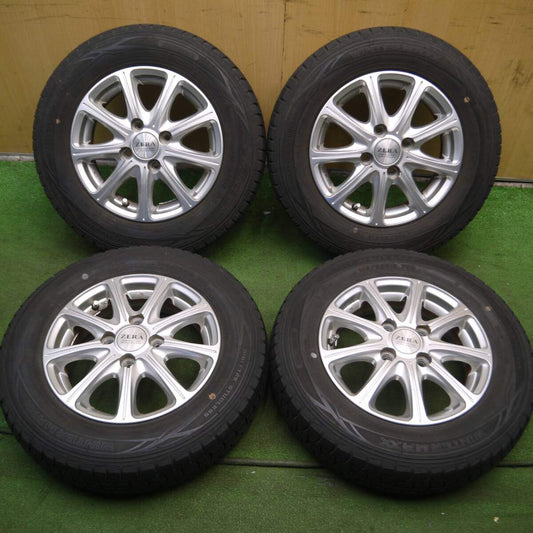 4本価格★スタッドレス 145/80R13 ダンロップ ウインターマックス WM01 ZERA 13インチ PCD100/4H★4040207Hス