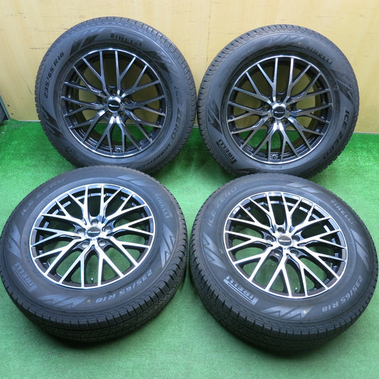 バリ溝！23年！9分★スタッドレス 235/65R18 ピレリ アイスゼロ アシンメトリコ Precious HM-1 プレシャス 18インチ PCD114.3/5H★5121105HAス
