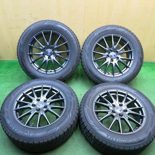 バリ溝！21年！キレイ！9.5分以上★スタッドレス 225/60R17 ヨコハマ アイスガード iG60 VELVA SPORTZ ヴェルヴァ 17インチ PCD114.3/5H★5050706AKス
