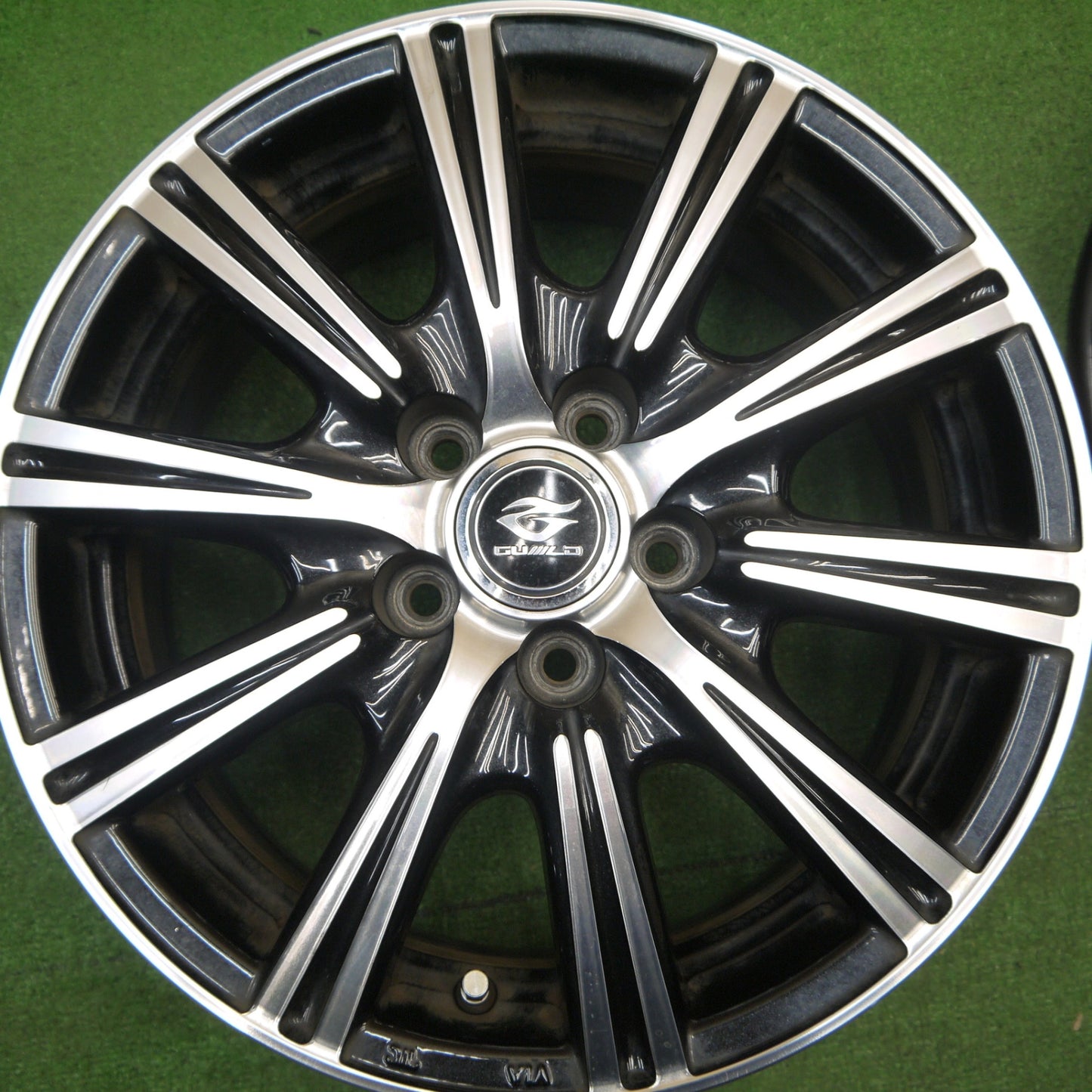 4本価格★プリウス シエンタ 等 Guild XS weds 15インチ ギルド ウェッズ ホイール 15×6J PCD100/5H★5120803Hホ