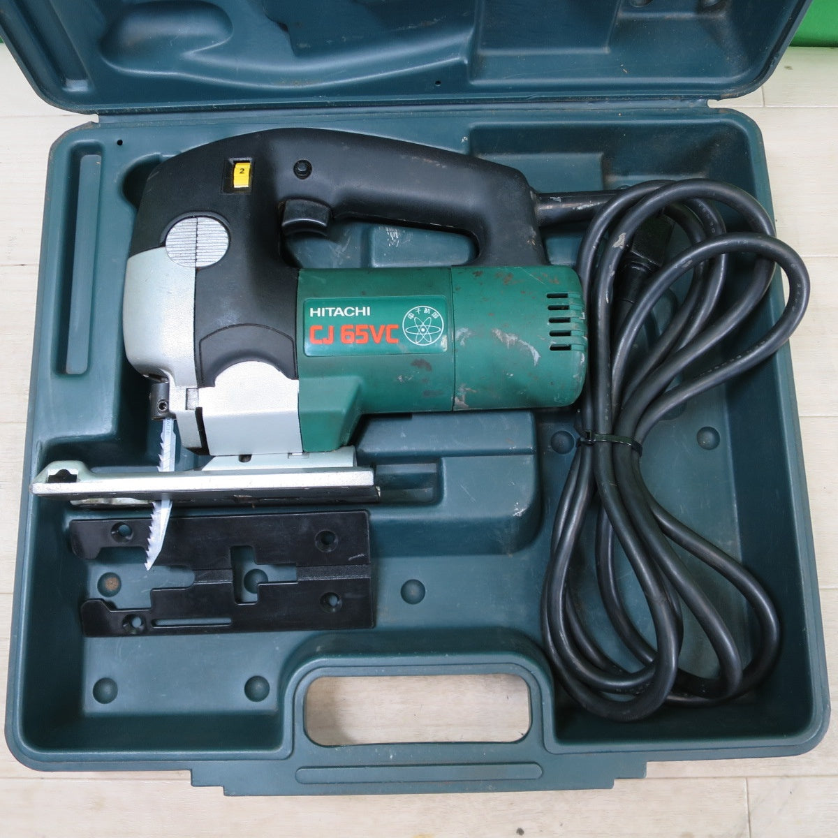☆日立 65mm 電子 ジグソー CJ65VC 電動 工具 切断機 電気 ノコギリ のこぎり コード式 HITACHI 100V☆