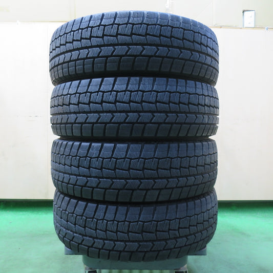 [送料無料] バリ溝！21年！9.5分★スタッドレス 185/65R15 ダンロップ ウインターマックス WM02 15インチ シエンタ ノート アクア フリード ヤリス等★5012404イスタ