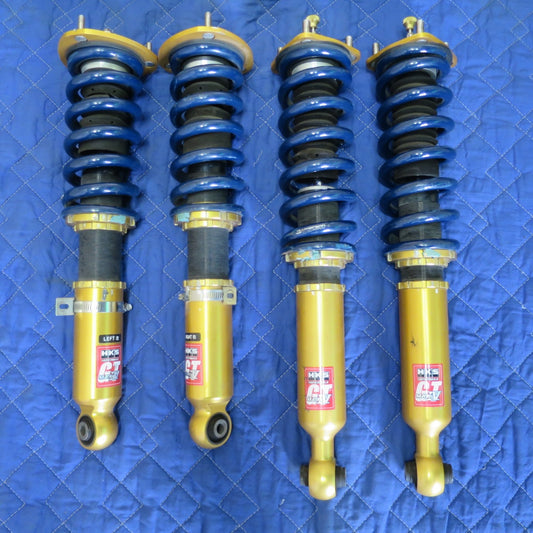 [送料無料] ☆HKS マーク2 GX110 車高調 ハイパー マックス 4 IV GT HIPERMAX MAX サーキット Hyperco社製 スプリング サスペンション 現状品☆