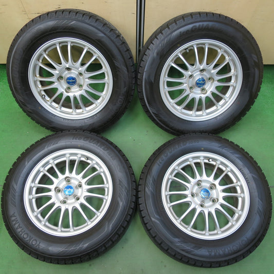 バリ溝！23年！9.5分以上★スタッドレス 215/65R16 ヨコハマ アイスガード iG60 EuroSpeed MANARAY SPORT ユーロスピード マナレイ 16インチ PCD114.3/5H★5062906イス