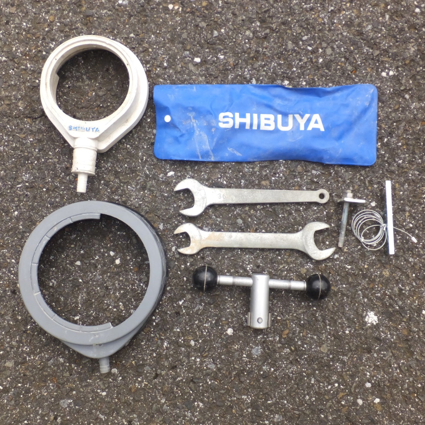 [送料無料] 2個口★シブヤ SHIBUYA ダイモドリル R1013 TS-092　AC100V 50/60Hz　コアドリル 各種 セット★