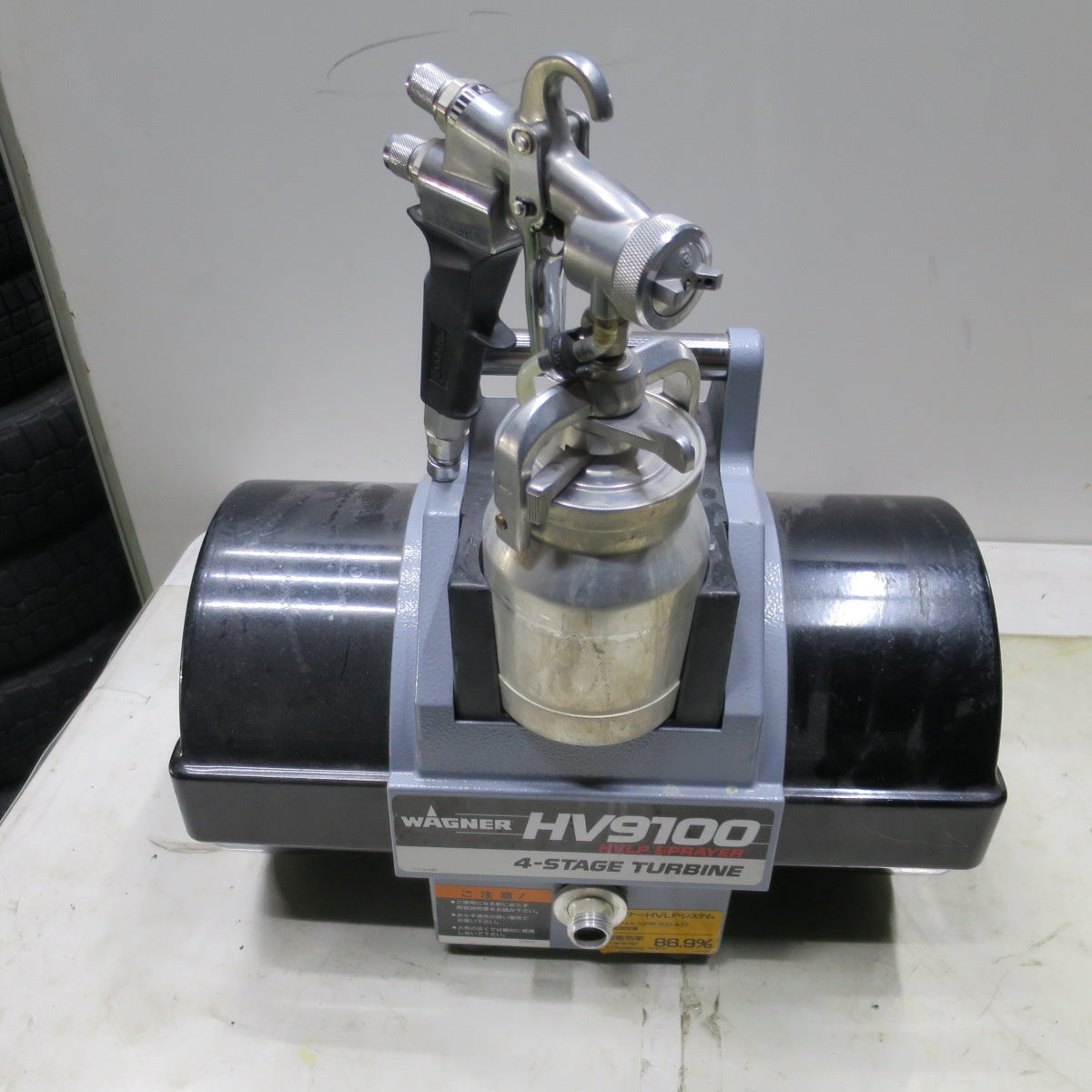 [送料無料] ホース付き◆WAGNER ワグナー 温風 低圧 塗装機 HV9100 タービン ユニット キャップ スプレー ガン◆