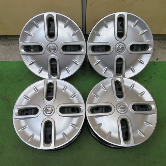 キレイ★日産 Z12 キューブ 純正 スチール ホイール 15インチ 15×5.5JJ PCD100/4H★6061301NGホ