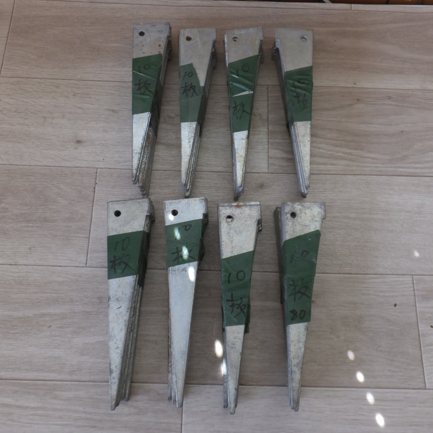 [送料無料] ★型枠金物 兼用金物 約 80個 セット　メーカー 形式 不明★