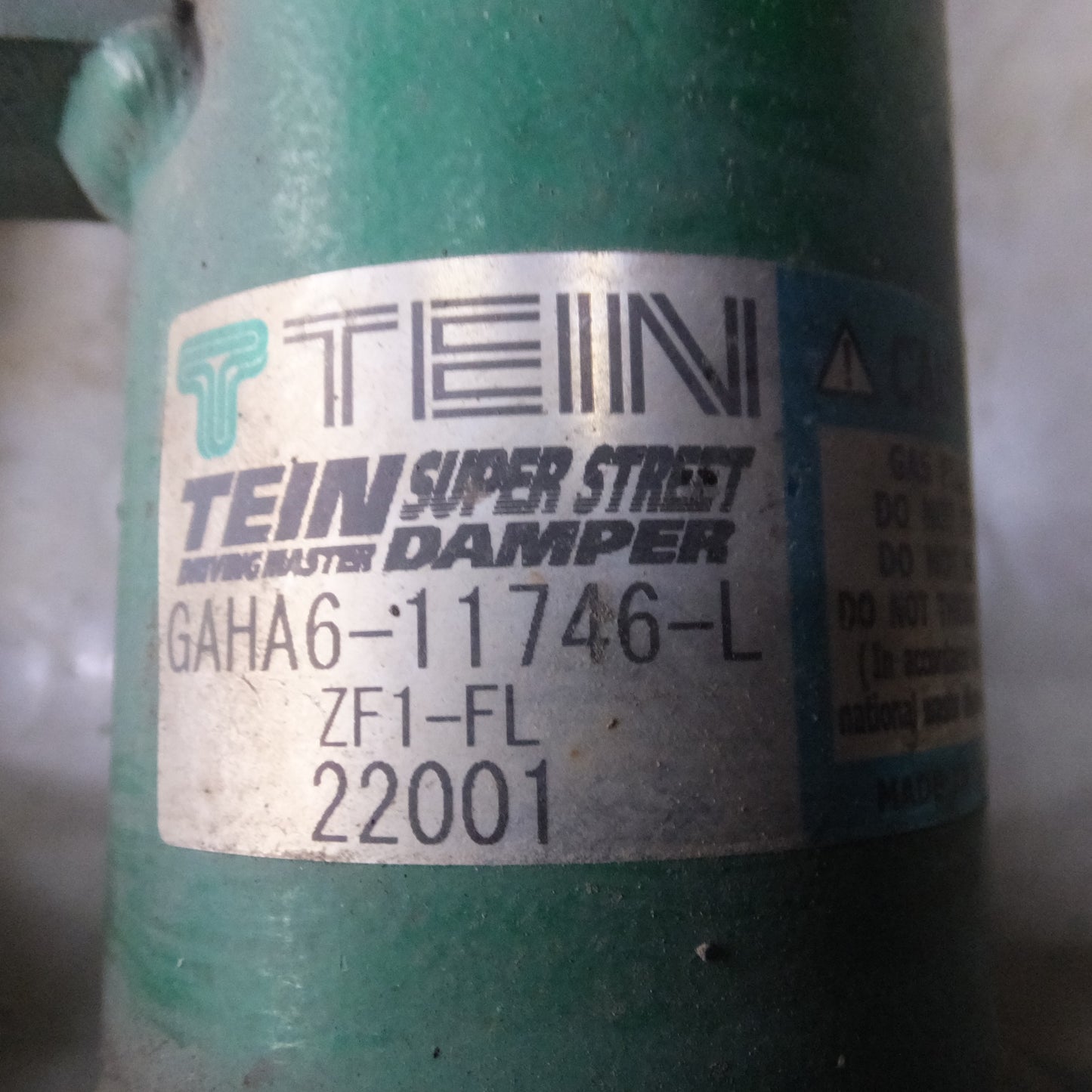 [送料無料] ◆TEIN CR-Z ZF1 車高調 サスペンション GAHA7-11531 GAHA6-11746 ZF1-FL ZF1-FR テイン 現状品◆