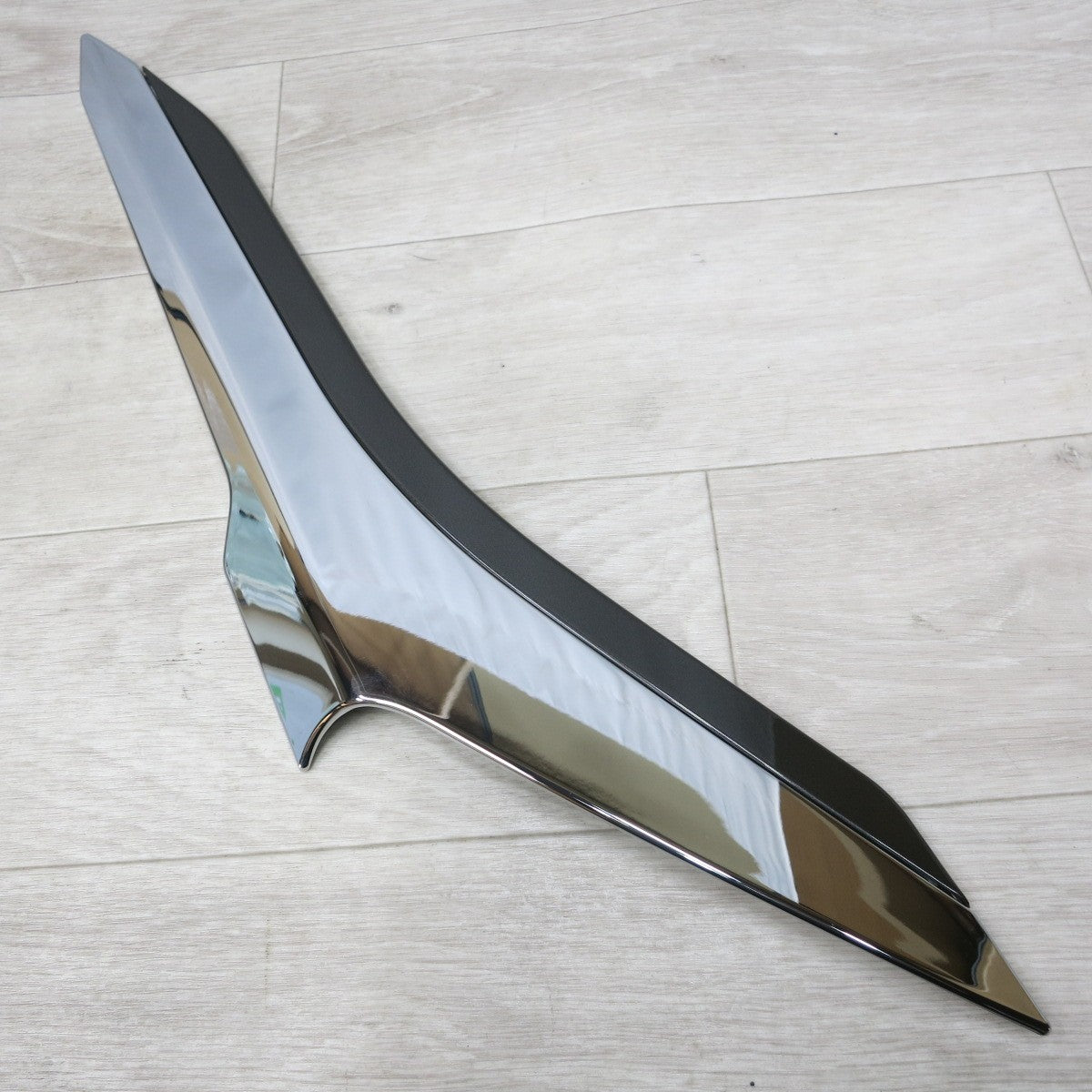 [送料無料] 美品◆ヴェルファイア 30系 社外 ヘッド ライト ガーニッシュ メッキ WK-823-33-L WK-823-33-R メーカー不明◆