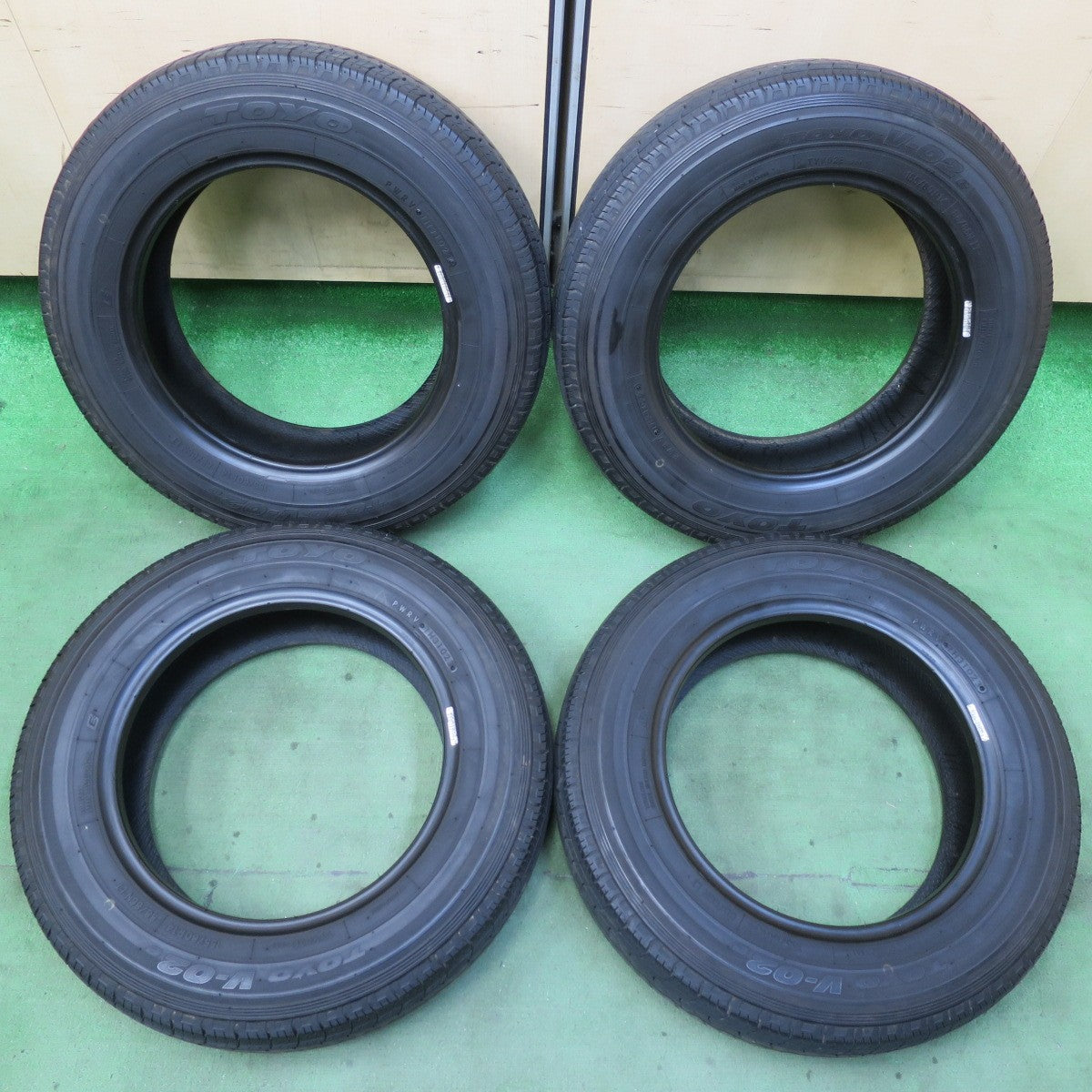 バリ溝！23年！9分★155/80R14 88/86N トーヨー V-02e タイヤ 14インチ プロボックス サクシード 等★5102003イノタ