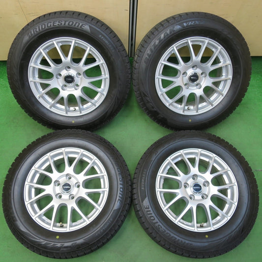 バリ溝！キレイ！8.5分★スタッドレス 215/65R16 ブリヂストン ブリザック VRX2 TOPRUN トップラン 16インチ PCD114.3/5H★4112206イス