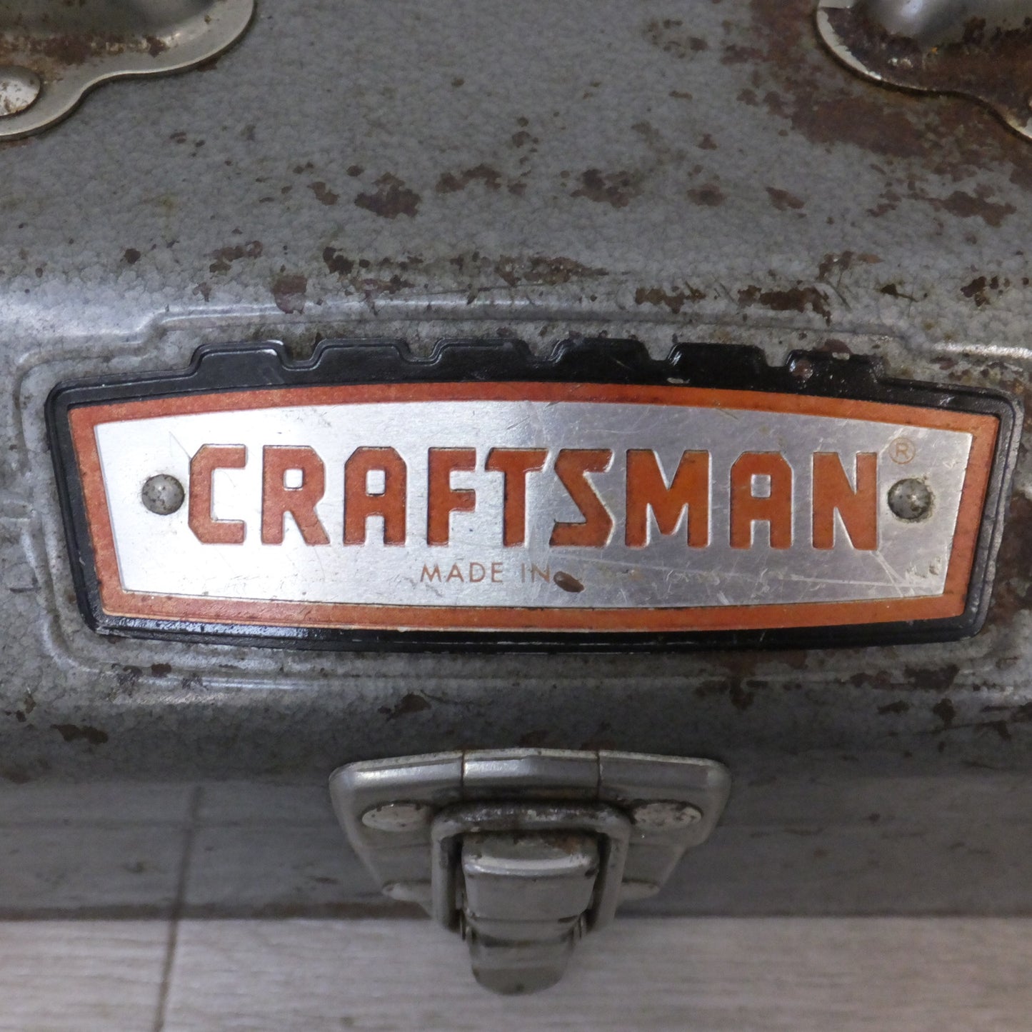[送料無料] ★クラフトマン CRAFTSMAN 工具箱 ツールボックス　幅 約 50cm 奥行 約 13cm 高さ 約 10cm　ヴィンテージ アメリカン レトロ★