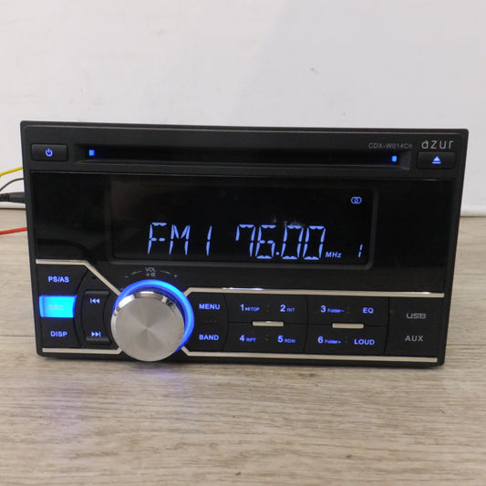 [送料無料] ★アズール azur 車載用 2DIN CD/USB メインユニット CDX-W014Ch(48)★