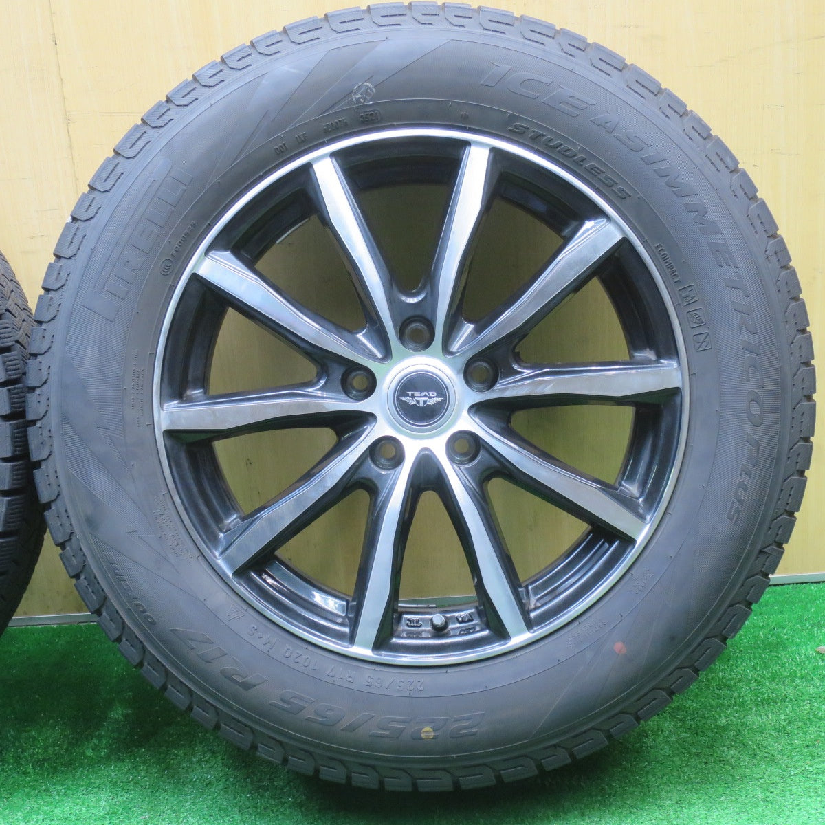 4本価格！21年★スタッドレス 225/65R17 ピレリ アイスアシンメトリコ プラス TEAD テッド 17インチ PCD114.3/5H★5102101NJス