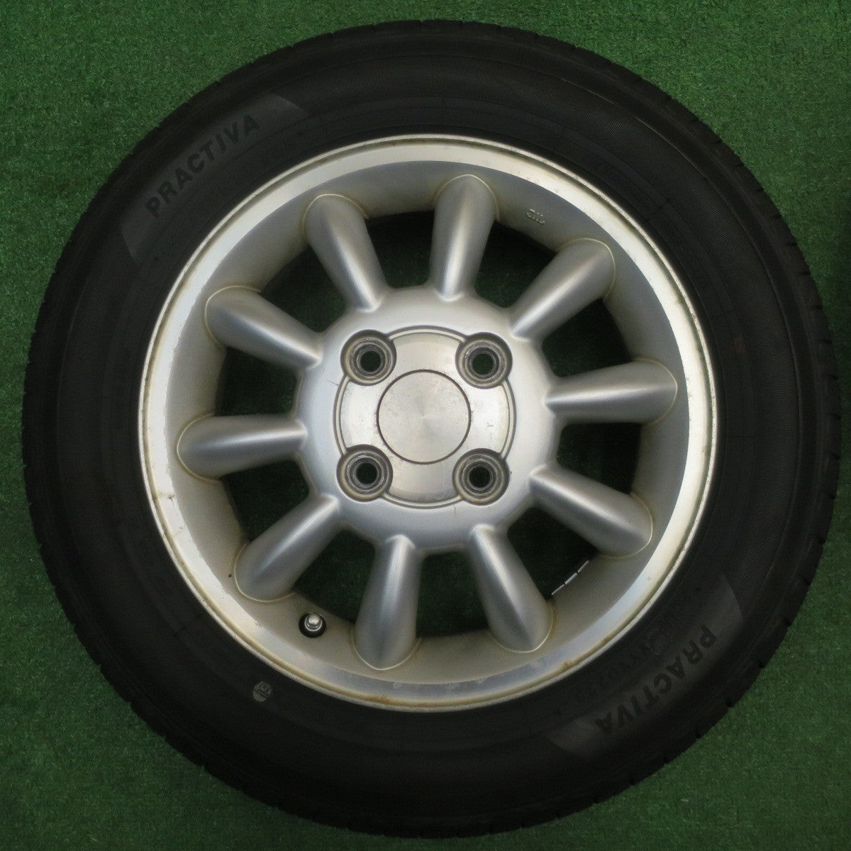 バリ溝！23年！8.5分★スズキ ラパン 純正 155/65R13 プラクティバ ヨコハマ製 13インチ PCD100/4H★5111111NJノ