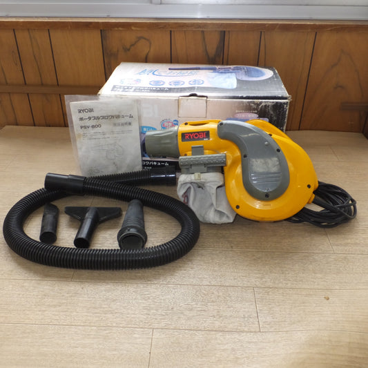 [送料無料] ★リョービ RYOBI ポータブルブロワバキューム PSV-600　100V 650W 50/60Hz★