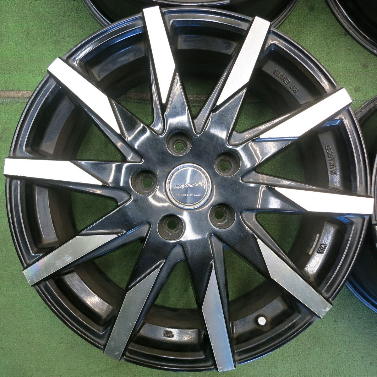 4本価格★SMACK ENKEI SFIDA 17インチ ホイール スマック エンケイ スフィーダ 17×7J PCD114.3/5H★6070903HAホ