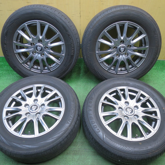 バリ溝！22年！8.5分★195/65R15 グッドイヤー EfficientGrip ECO EG02 ヨコハマ ブルーアース RV-02 STRANGER ストレンジャー 15インチ PCD114.3/5H★6021705NJノ