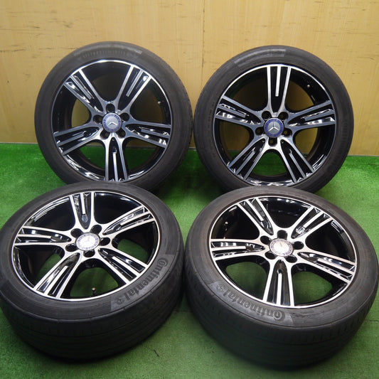 [送料無料] キレイ★ベンツ Cクラス W204 純正 225/45R17 コンチネンタル コンチスポーツ コンタクト5 17インチ PCD112/5H★5032412Hノ