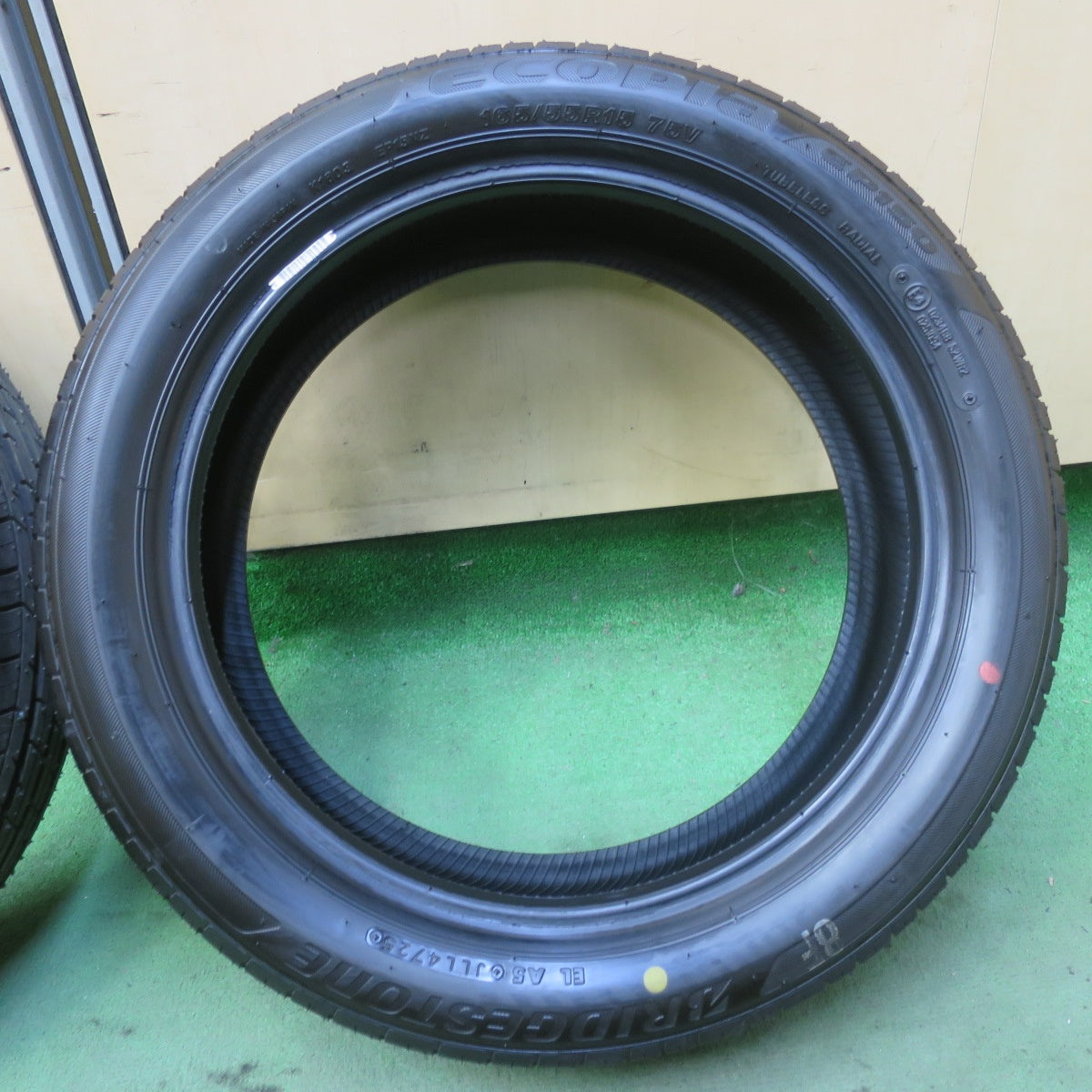 新車外し！25年★165/55R15 ブリヂストン エコピア EP150 タイヤ 15インチ ワゴンR スペーシア アルト ワークス ラパン 等★6072807イノタ