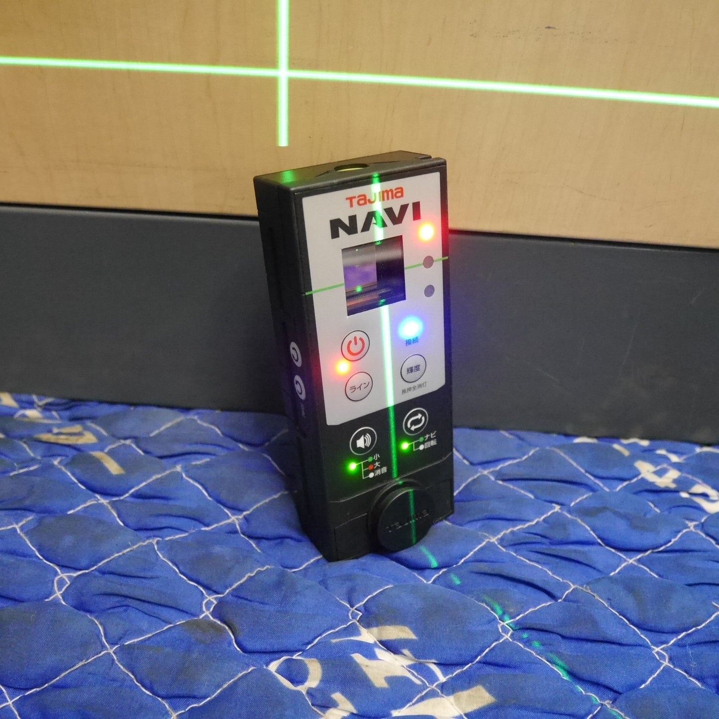 [送料無料] 三脚 受光器 付き☆Tajima タジマ グリーン レーザー 墨出し器 ZEROG2LN-KJC SFRCV-GNAVI2 ZERO GREEN NAVI ジンバル KJC 墨出器 測定器 TJM 現状品☆